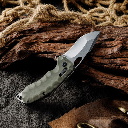Navigator CTS XHP High Performance Stainless Tool Steel Pocket Knife with Clip & G10 Fiber Handle