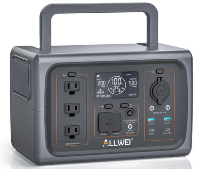 ALLWEI PPS600  Portable Power Station 500W | 512Wh