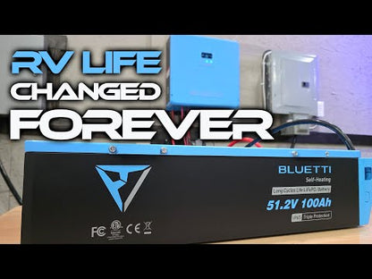 BLUETTI 5kWh RVSolar 48V Power System + Dometic 48V FreshJet Air Conditioner + Heat Pump