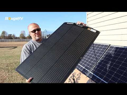 BougeRV Arch 100 Watt Fiberglass Curved Solar Panel