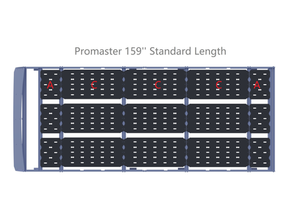 Promaster Van 159 High Roof Strata Roof Rack