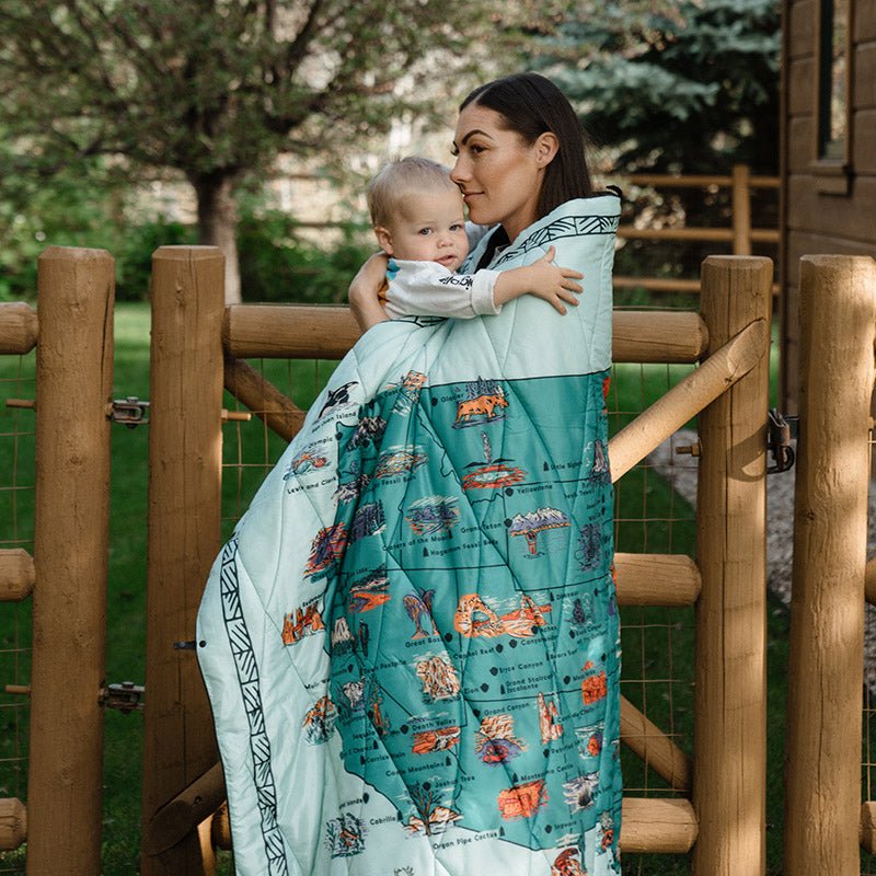 Puffer Blanket: National Parks and Monuments Map