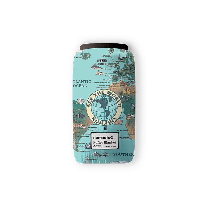 Puffer Blanket: World Map