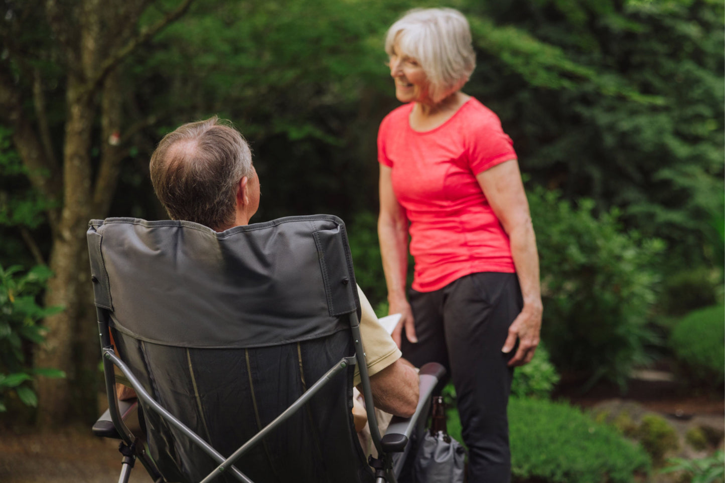 Outdoor Rocking Camp Chair