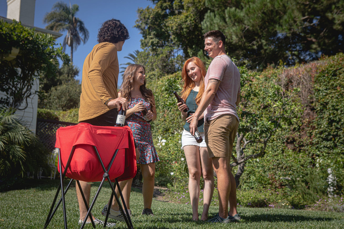 Camping Party Cooler with Stand