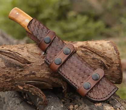 Quantum Camp Knife with Olive Wood Handle