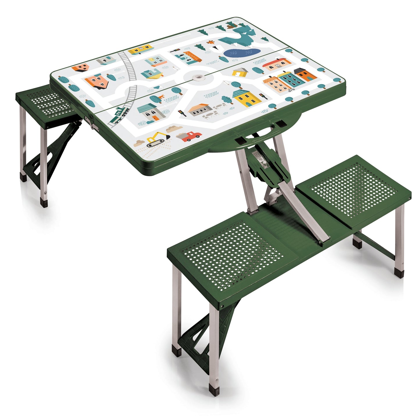 Picnic Table Portable Folding Table with Seats