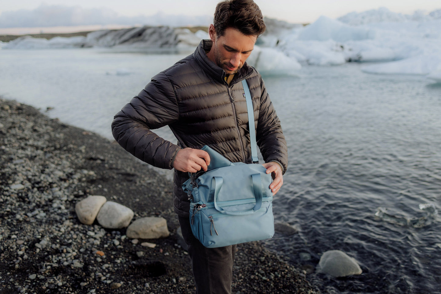 Tarana Recycled Lunch Bag Cooler with Utensils