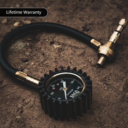 RapidFlow™ Tire Deflator Gauge (0-60 PSI) | Rapid Off-Road Air Down Kit