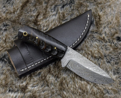 Resonance Every Day Carry Knife with Ram Horn Handle