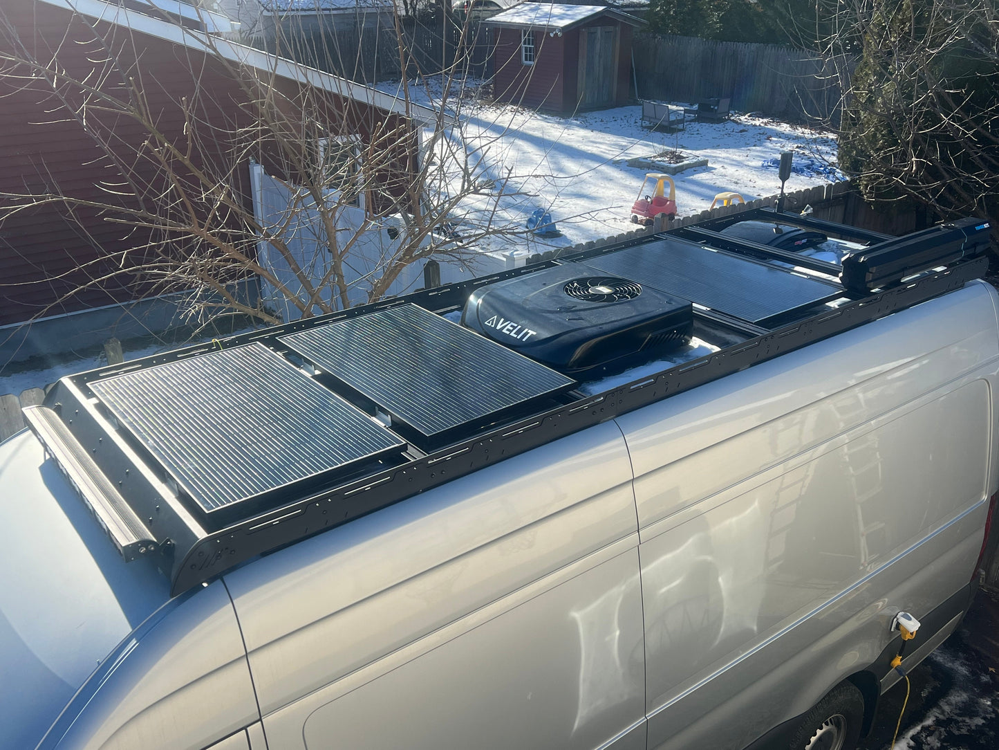 SPRINTER 170" EXT HIGH ROOF STRATA ROOF RACK