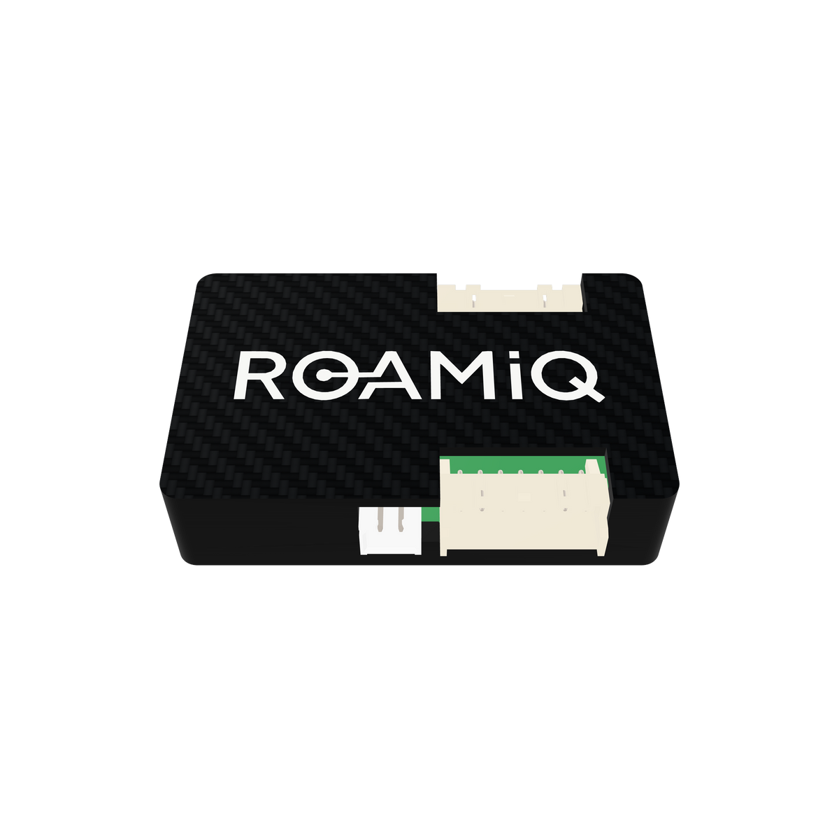 ROAMiQ RTX chip in its black carbon-pattern case