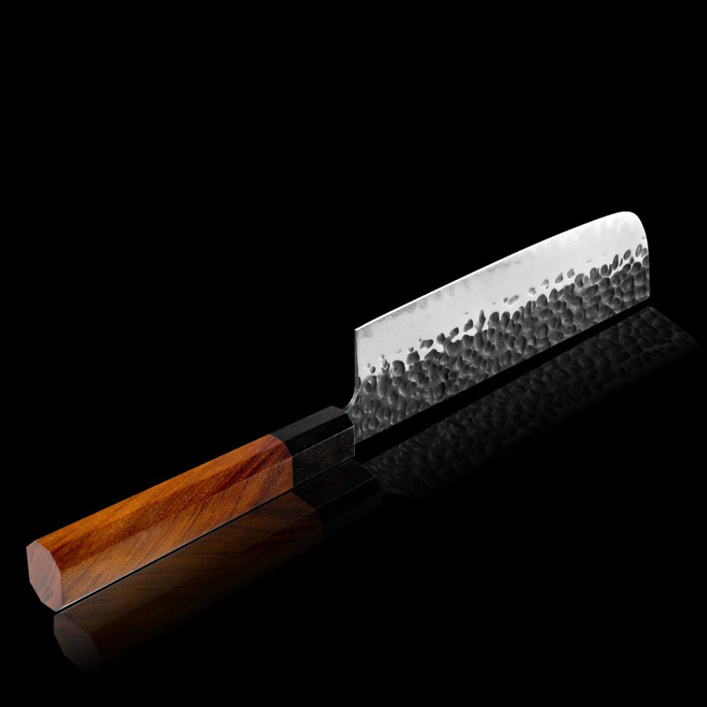 Ryujin™ 7.0" Nakiri Knife with Rosewood & Ebony Wood Handle