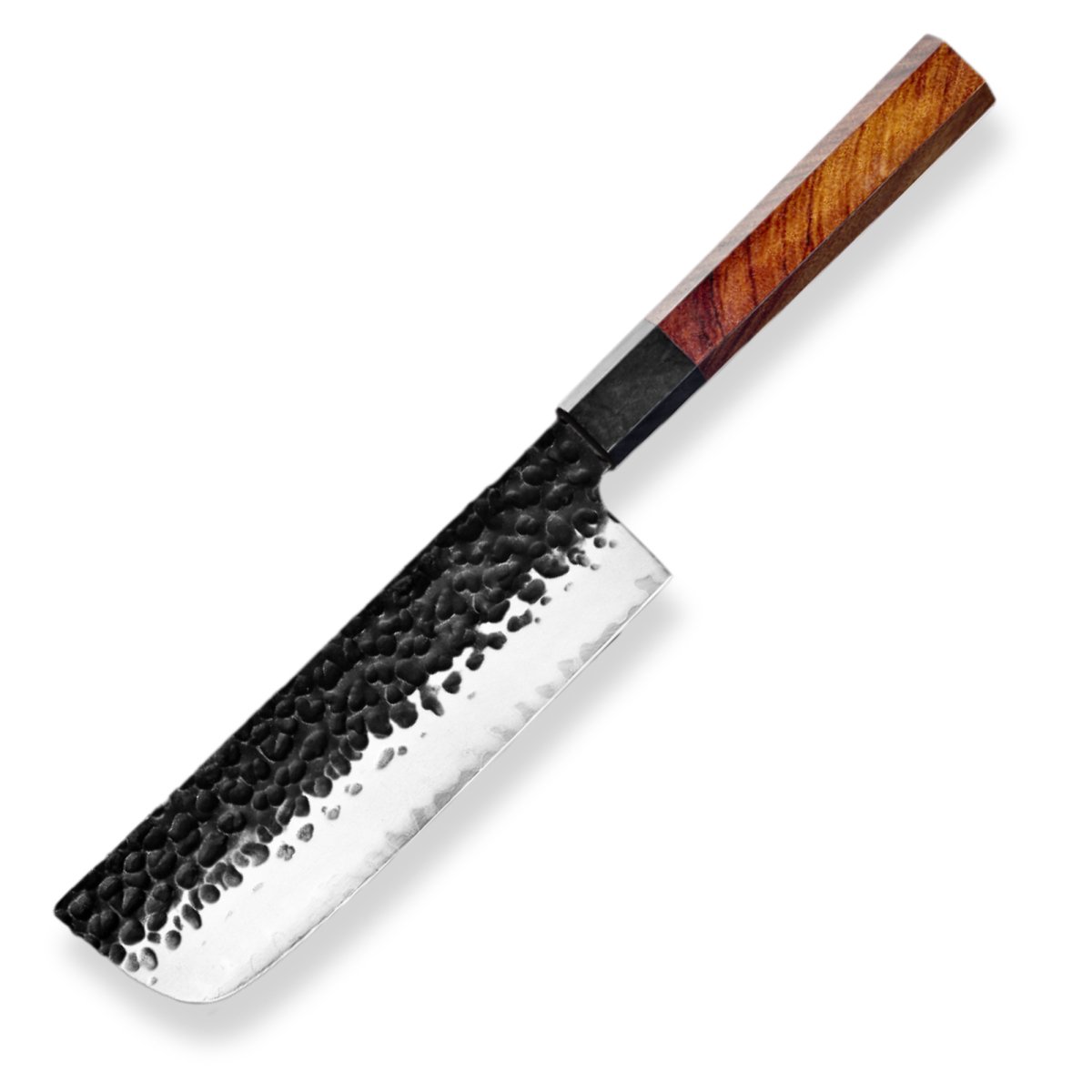 Ryujin™ 7.0" Nakiri Knife with Rosewood & Ebony Wood Handle