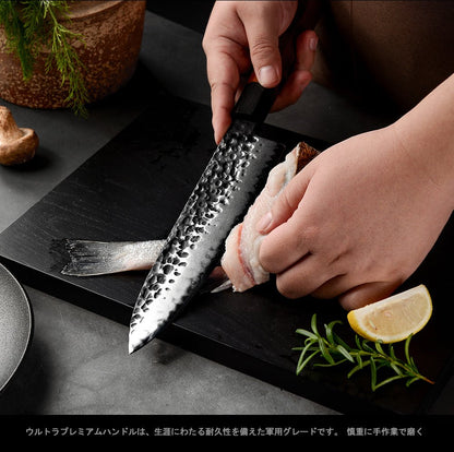 RYUJIN Professional Japanese Chef Knives & Set with Rolling Sharper & Cutting Board