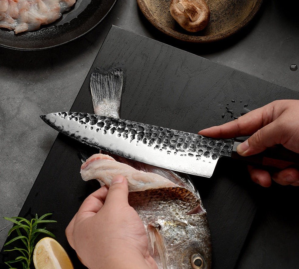 RYUJIN Professional Japanese Chef Knives & Set with Rolling Sharper & Cutting Board