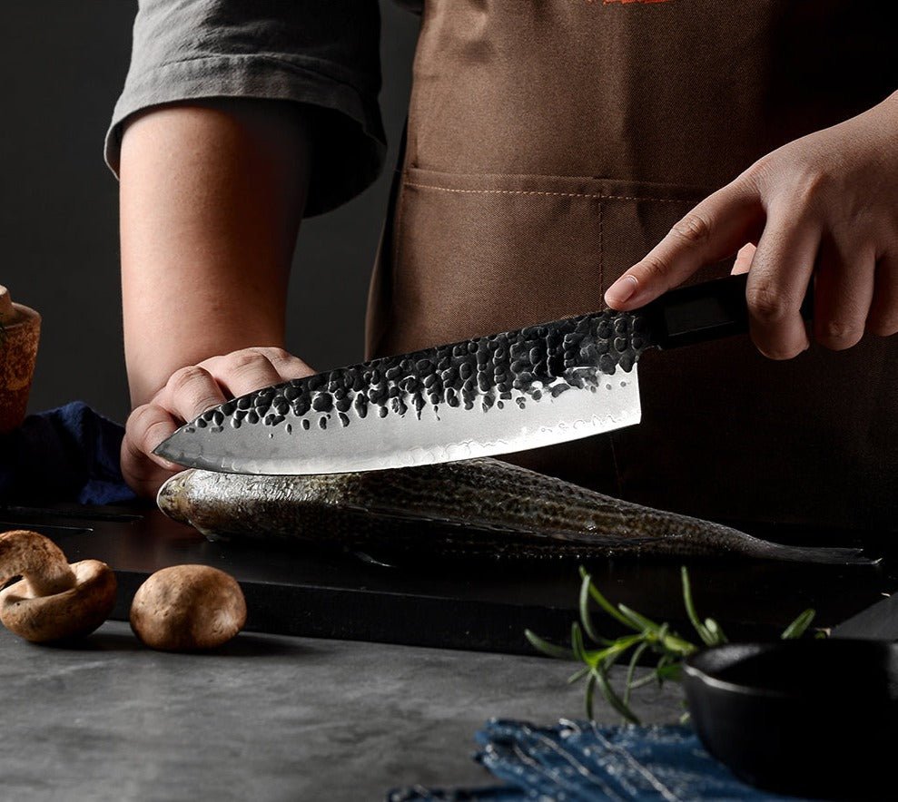 RYUJIN Professional Japanese Chef Knives & Set with Rolling Sharper & Cutting Board