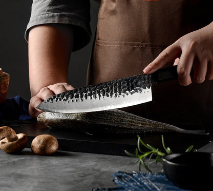 RYUJIN Professional Japanese Chef Knives & Set with Rolling Sharper & Cutting Board