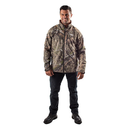 Sahara Heated Hunting Jacket - Mossy Oak Camo