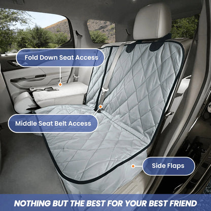 4Knines Rear Seat Cover for Fold Down Seats - No Hammock