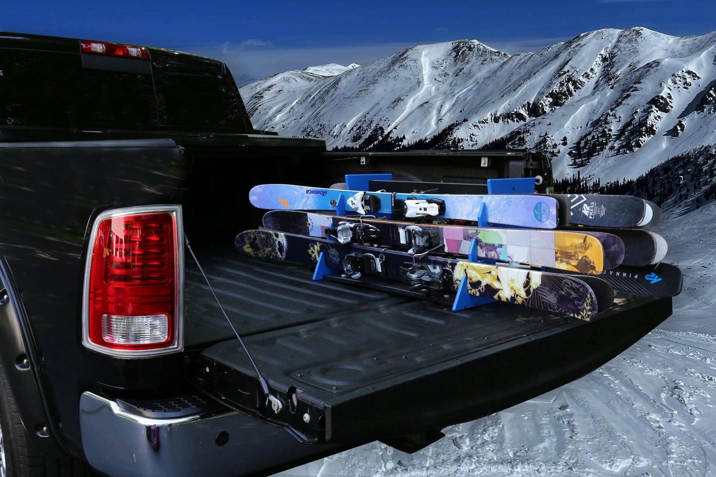 TRAPSKI SIX PACK Mobile All Mountain Ski and Standard Stance Snowboard Rack