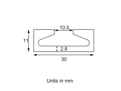 High Capacity Squared L Track