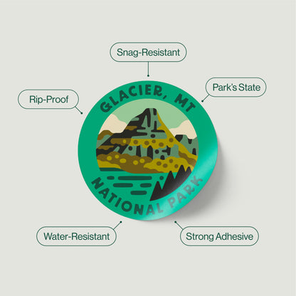 National Park Sticker Bottle | Insulated - Sandstone