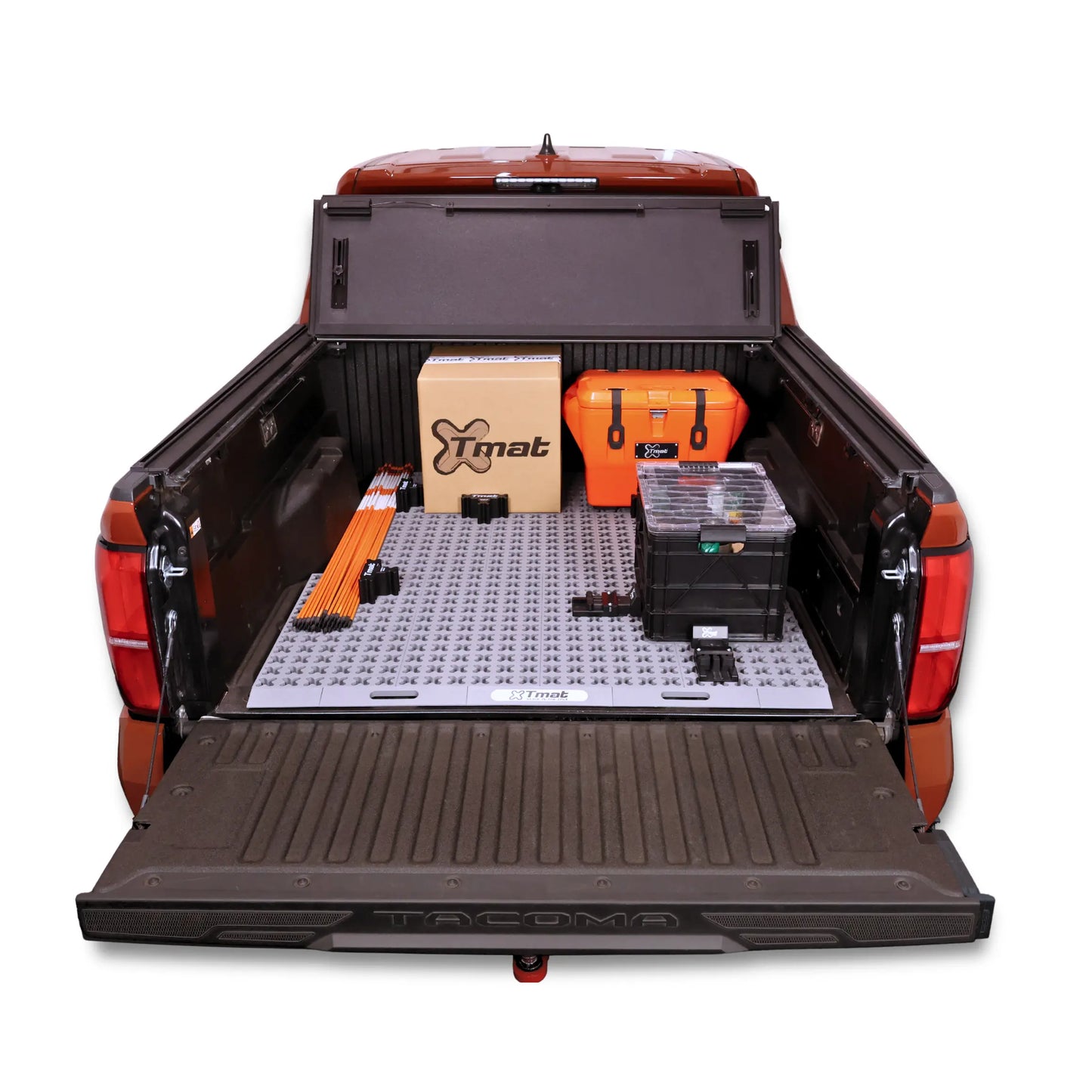 Tmat Midsize Truck Bed Organizer Slide Out Mat | Universal Fit for 5' Beds (Tacoma, Ranger, Colorado & More)