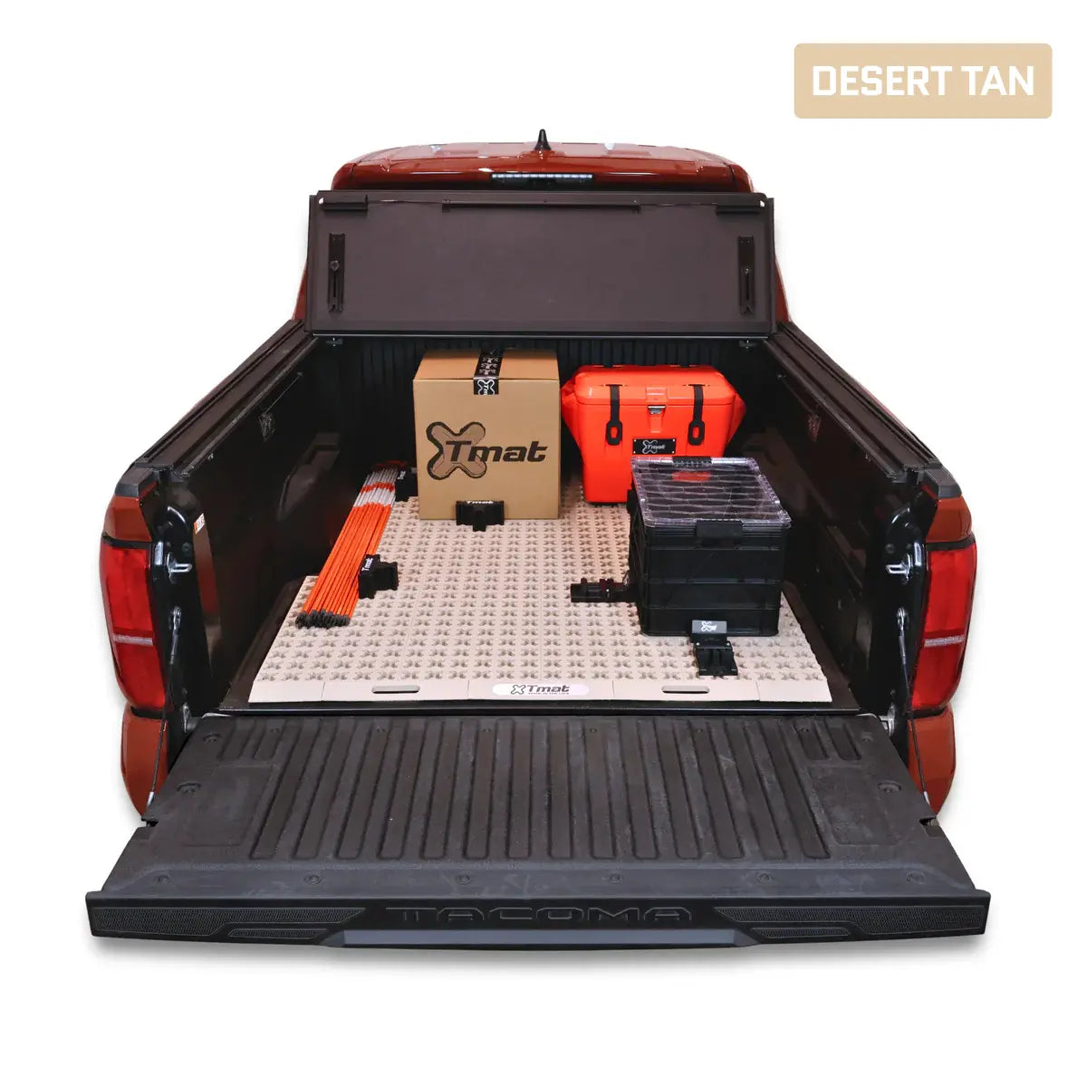 Tmat Midsize Truck Bed Organizer Slide Out Mat – Universal Fit for 5' Beds (Tacoma, Ranger, Colorado & More)