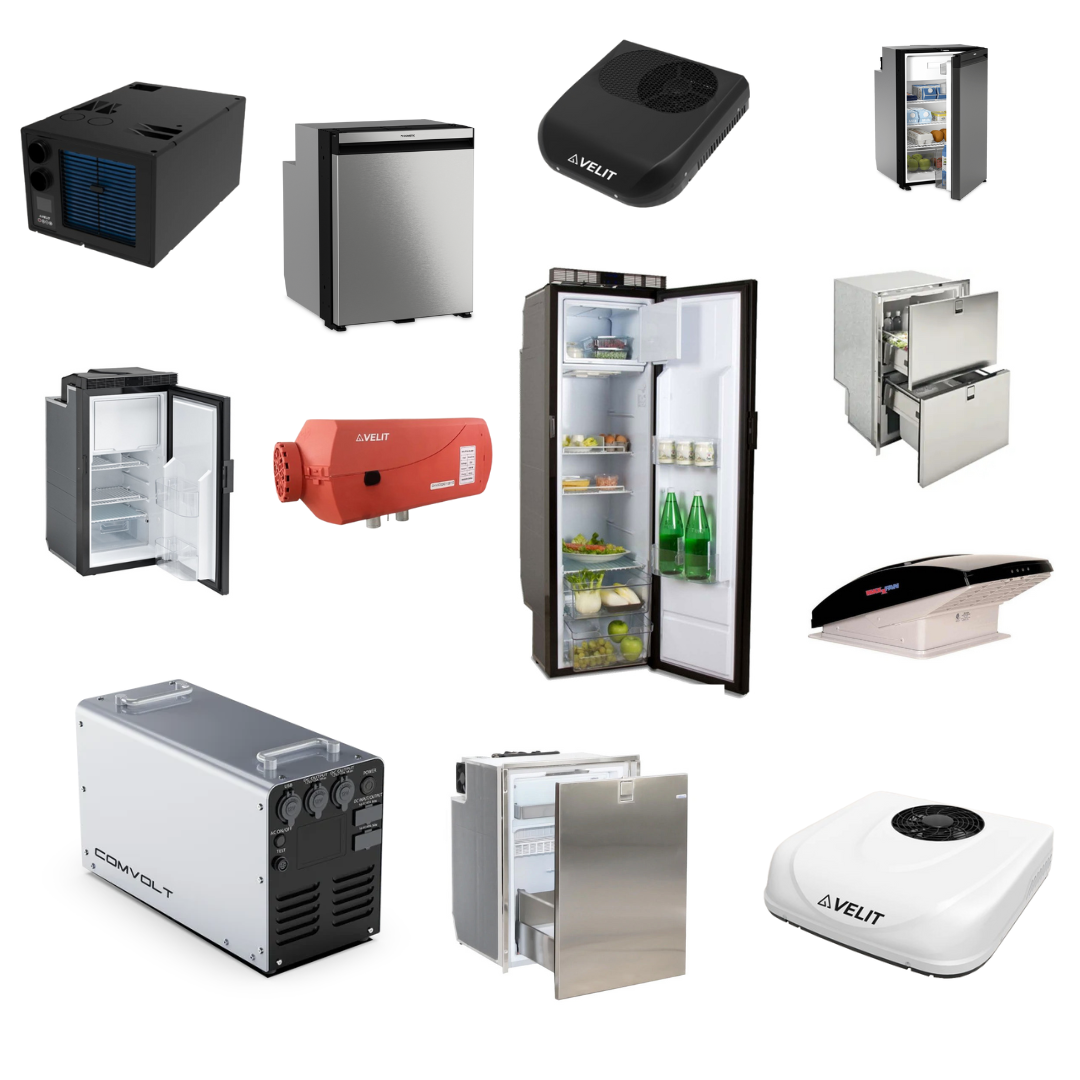 Mix & Match Bundle: COMVOLT Power System + A/C + Fridge + Heater + Vent Fan