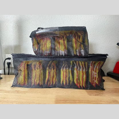 Billfold - Mesh Zippered Storage Solution for plastics