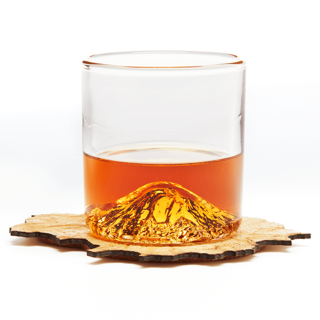 Mt. Rainier Handblown Tumbler