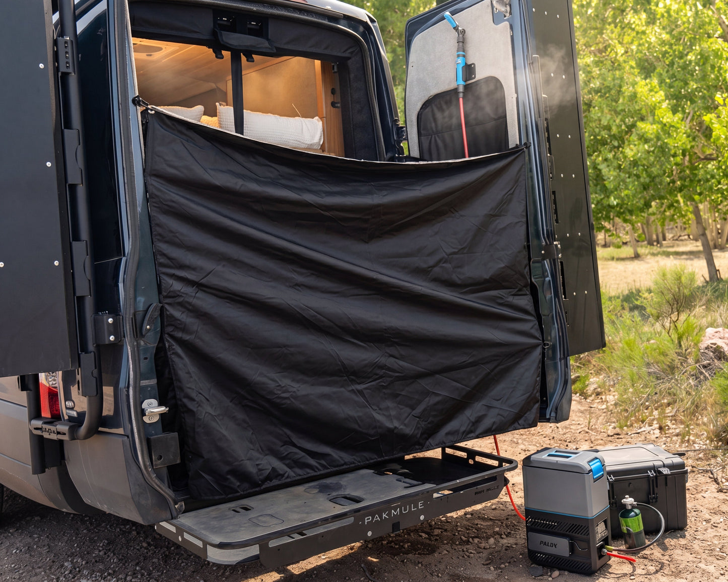 campervan outdoor shower system