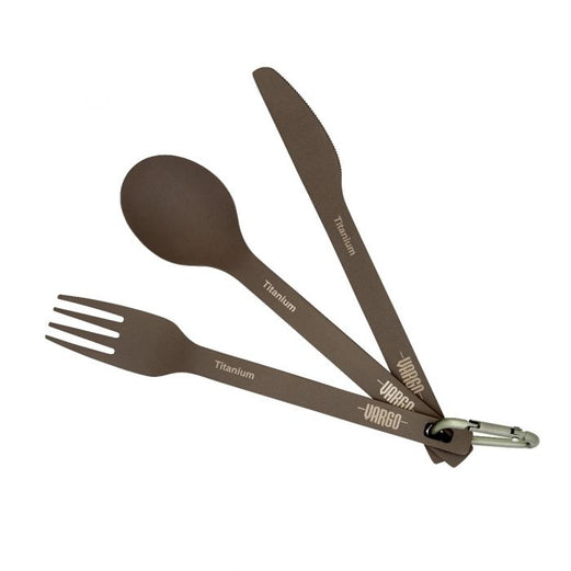 Vargo Titanium Spoon / Fork / Knife Set - Ultralight