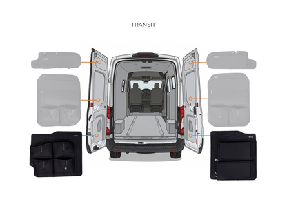 Ford Transit Lower Rear Door Storage Panels (Pair)