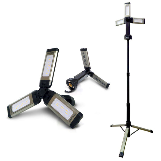 TRi-Mobile Work Light with Tripod -  Portable Rechargeable Shoplight
