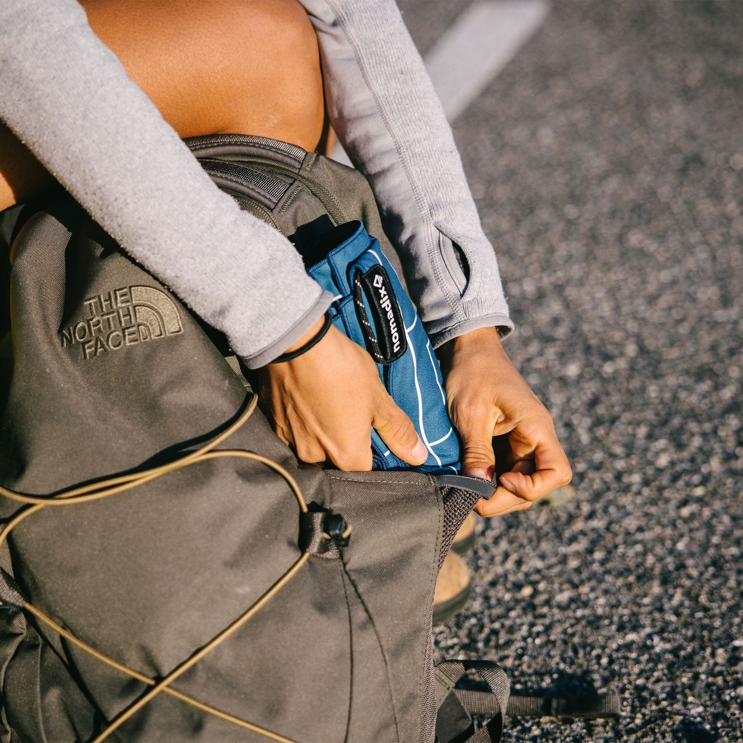 Ultralight Towel: Barton Dark Blue