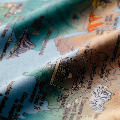 Ultralight Towel: World Map