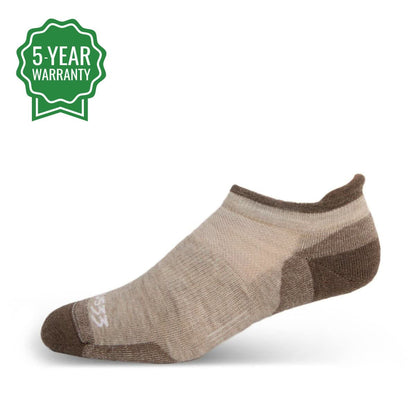 Lightweight - No Show Tab Wool Socks Mountain Heritage