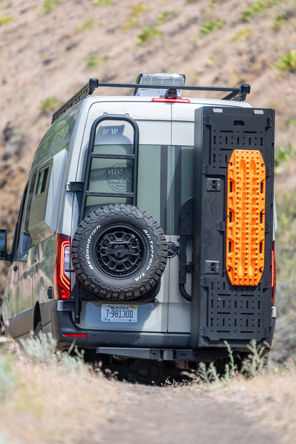 Rover Vans Rear Ladder / Tire Carrier for Mercedes Sprinter