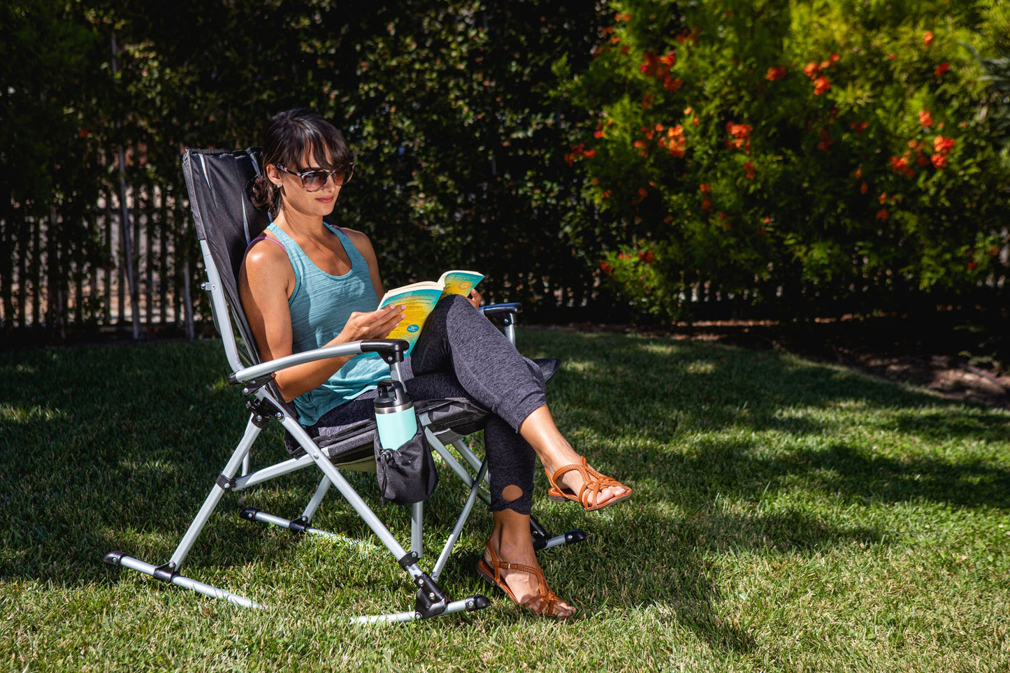 Outdoor Rocking Camp Chair