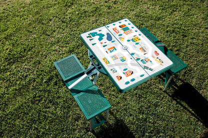 Picnic Table Portable Folding Table with Seats