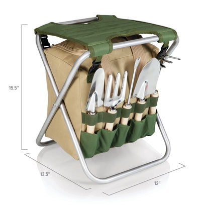 Gardener Folding Seat with Tools