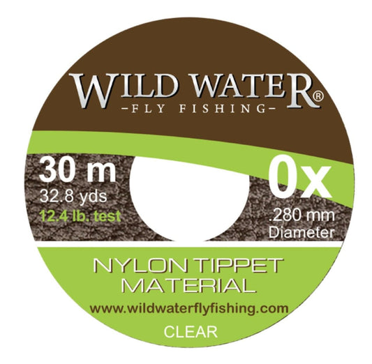 0X Nylon Tippet, 30m | Wild Water Fly Fishing