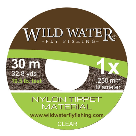 1X Nylon Tippet, 30m | Wild Water Fly Fishing