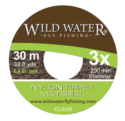 3X Nylon Tippet, 30m | Wild Water Fly Fishing