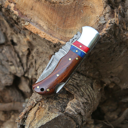 Rogue Pocket Knife with Rosewood Handle