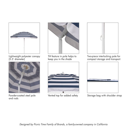 5.5 Ft. Portable Beach Umbrella