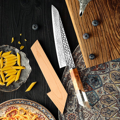 Silverstar Forged Japanese Chef Knife With Olive Wood Handle