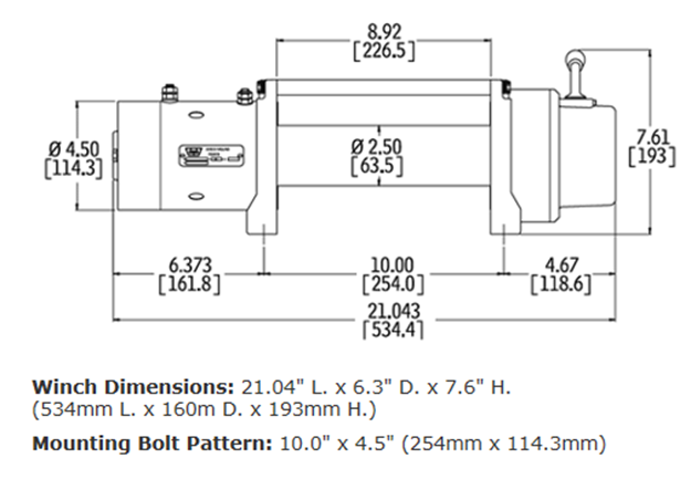 WARN M8 Winch - 26502